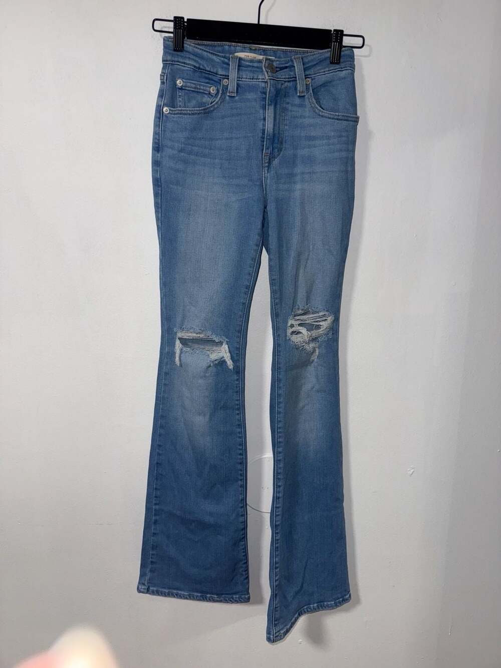 Levi's 726 Flare Distressed Jeans Size 24